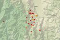 Earthquake in the Walker Coleville area, west of HWY 395 in California