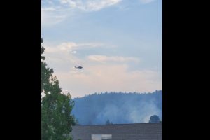 Fire in Sonora near Greenley Road