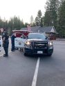SUV backed into Calaveras County Sheriff's Substation in Arnold