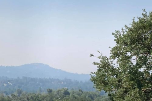 Smoke in the skies picture taken from East Sonora (File Photo)