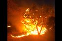 Valley Springs Fire off Highway 26 at a homeless encampment