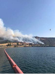Update: Vegetation Fire At Tulloch Dam