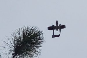 Aircraft working fire in Groveland area