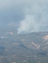 Aerial view of Airola Fire in Calaveras County
