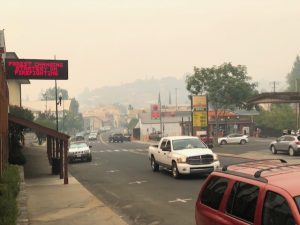 Blanket of smoke over Sonora