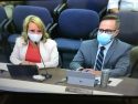 CAO Tracie Riggs and Assistant CAO Eric Erhardt
