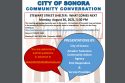 City of Sonora flyer for Stewart Street shelter