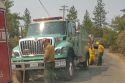 Fire in Groveland area