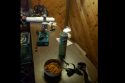 Food and other items found in kitchen