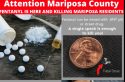 Message from Mariposa Sheriff's Office on fentanyl found in the county
