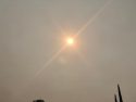 Smoky skies in downtown Sonora 8-19-21