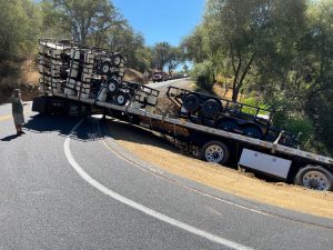 Big Rig Incident On Highway 49