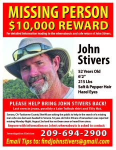 $10,000 Reward For Information Regarding Local Missing Man