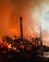 Fire at Hatler Mill Property on Big Hill Road