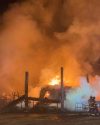 Fire at Hatler Mill Property on Big Hill Road