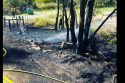Fire on Rawhide Road in Jamestown