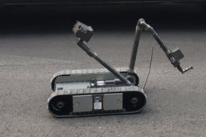 Robot used by the Calaveras County Sheriff's Office Explosive Ordnance Disposal Team