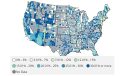 Percent of Staffed ICU beds used for COVID-19
