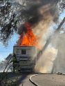 RV fire in Tuolumne