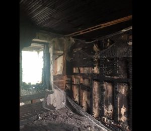 Fire at 300 block of Highway 12