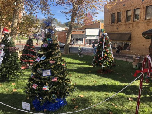 Downtown Sonora's Courthouse Park becomes Christmas Tree Lane