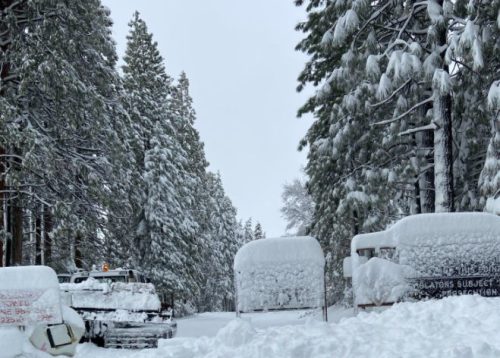 Snow up Highway 108