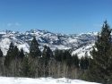 Snow on the Sierra Nevada Mountains