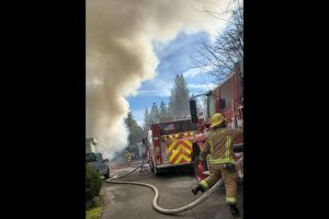 Fire in Sonora Estates Mobile Home Park