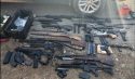 Guns and ammunitions found at the West Point residence