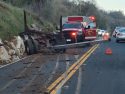 Logging Truck Accident on HWY 49 near Pedro Y construction in Sonora