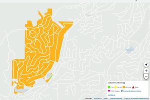PG&E Power outage in Arnold