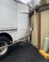 Truck hits building on Greenley Road in Sonora