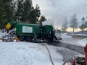 Waste Management recycling truck