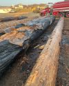 Logging truck fire HWY 120 2-3-2022
