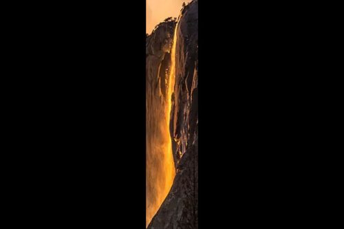 Yosemite National Park Horsetail Falls