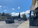 Traffic near Bank of Stockton