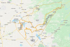 CCWD 2022 Redistricting map