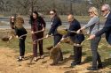 Groundbreaking ceremony for the Wagon Trail Realignment Phase 1 Project on March 2022