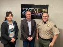Investigator Ashley Boujikian, Sheriff Bill Pooley and Captain David Vasquez