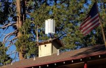 Twain Harte fire station siren on roof