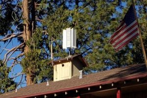 Twain Harte fire station sirens on roof