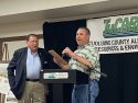 Adam Frese speaks at TuCare dinner