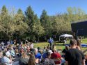 Nick Buettner speaks at Blue Zones Community Discovery Fair