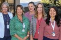 AWARE team: Pictured from left to right: Superintendent Cathy A Parker, Miko Allen, Elizabeth Beutter, Terri Alford, Maria Barajas