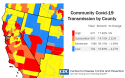 CDC Transmission Levels by County