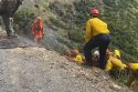 HWY 49 crash in Mariposa County where father and son were rescured