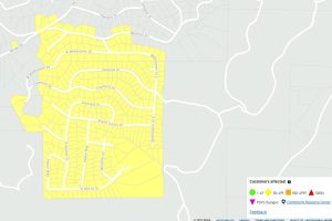 Power Outage near Arnold at Fly in Acres in Calaveras County