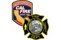 Cal Fire and Tuolumne County Fire Dept. trucks