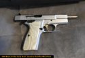 Gun confiscated at iIllegal grow bust by the CCSO