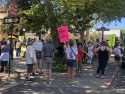 Pro-choice rally at Sonora's Courthouse Park